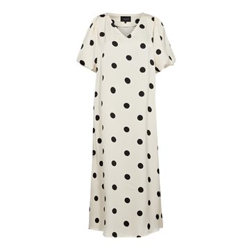 Liberté - Dotti Dress - Creme Black Dot
